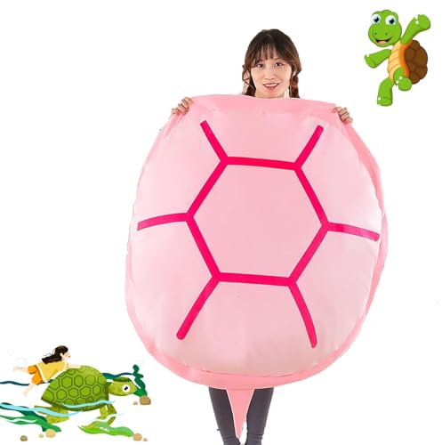 Yagerod Aqua Cuddles Turtle Pillow,Turtle Body Pillow Suit,Aquacuddles - Wearable Turtle Plush,Turtle Blanket Pillow,Turtle Pillow Wearable, Wearable Turtle Shell,Aqua Cuddles (Pink, 120CM)