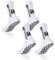 BCZR 2 Paare Grip Socken Fussball, Fußballsocken Für Herren Damen, Sportsocken Fußball Anti Rutsch Grip, Fußball Socken rutschfeste Sportsocken Für Fussball Basketball Laufen 39-46(Weiß)