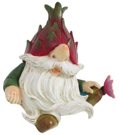 HANABASS Zwergen-Gartendekoration gartendeko draußen terassendeko Zwerggartenstatuen Gnom-Skulptur Kunstharz-Ornamente Outdoor-GNOME-Ornament draussen Rasen Zubehör schmücken Dekorationen