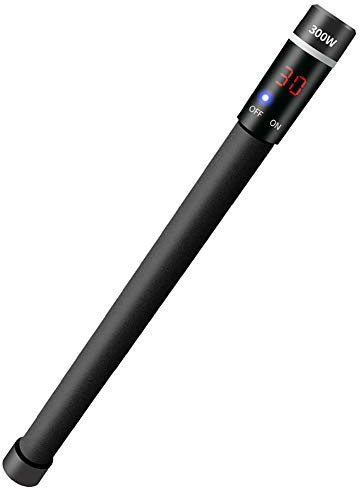WQZStar Calentador Sumergible de Titanio para Acuario, Varilla calefactora para Tanque de Peces de Agua Dulce y Agua Salada con Inteligente, 500W (200W)