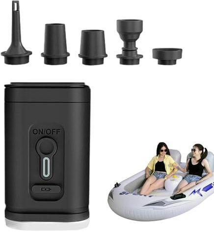 Generic Pompe à air électrique | gonfleur d'extérieur sans fil, outil de gonflage et de dégonflage pour sacs de rangement sous vide, canapés, matelas, approvisionnements en eau d'air,