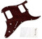 Schlagbrett mit 11 Löchern, 4-lagig, für Gitarre, Bass, Schlagbrett, HH Kratzplatte für Standard-Strat, moderne Gitarre, Ersatzteil, Gitarren-Pickguard, Schlagbrett, akustisch, 11 Löcher, Schlagbrett