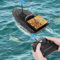 Xingfx 500m Futterboot Nachtangeln Fischköder Köderboot Bait Boat RC Fernbedienung für das Auswerfen in Flüssen, Seen oder seichtem Wasser, 55 x 26,7 x 17,2 cm, Schwarz