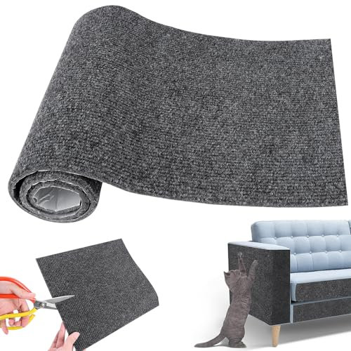 Tapete Autoadhesivo para Rascar Gatos DIY Climbing Cat Scratcher 30 × 100cm Tapete Rascador para Gatos Respetuosa Alfombra de Pared para Gato Suave para Proteger Alfombras y Sofás