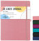 STATIONERY ISLAND Quaderno a Righe A4, 320 Pagine Spesse, Diario a Righe con Copertina Rigida da 100 g/m² per Scrivere, Lavorare, Studiare, Diario, Fiori