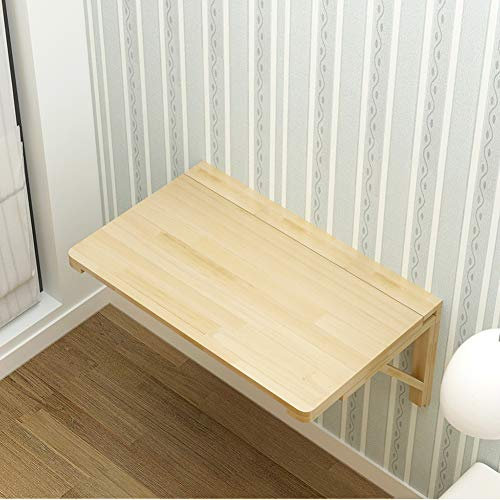 Klapptisch zur Wandmontage, Massivholz, Wandtisch, Esstisch, faltbarer Computertisch, Lerntisch, Wandmontage, Klapptisch, Arbeitsschreibtisch, Größe optional, 100 x 40 cm