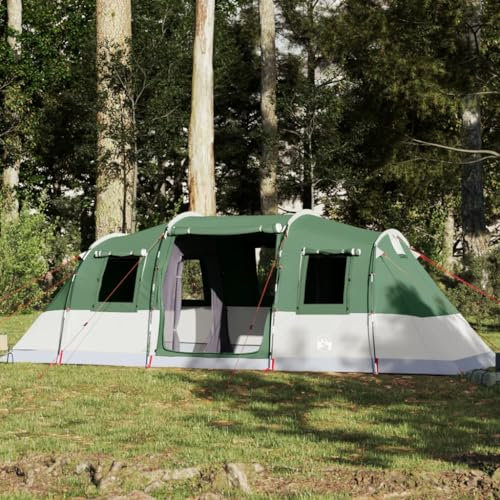 Homgoday Tunnelzelt für Familien mit 6 Personen, wasserdicht, für Innen- und Außenbereiche, Grün