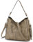 VX VONXURY Handtaschen Damen, Vegan Leder Schultertasche Mittelgroß Hobo Taschen Shopper Geldbörse