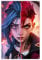 fsgfod Poster auf Leinwand, Motiv: Arcane Vi und Jinx, Schlafzimmer, Dekoration, Landschaft, Büro, Raumdekoration, Geschenk, 30 x 45 cm