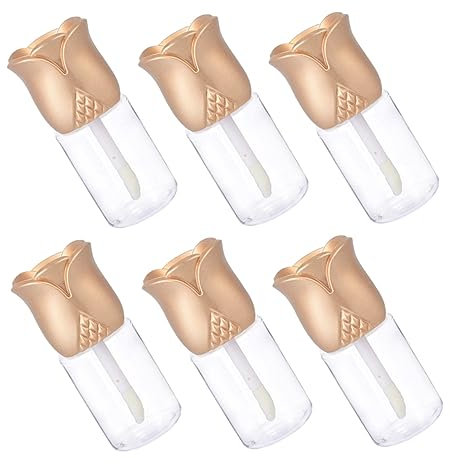 VINTORKY 6stücke Nachfüllbare Lippenbalsam-tuben Leere Lippenpflege-flaschen Für Lipgloss Lippenöl Tragbare Kosmetikbehälter Für Reisen Und Unterwegs