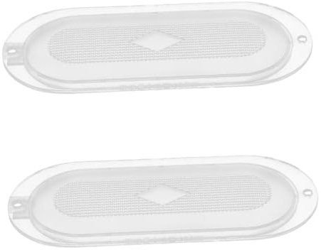 Warmhm Range Hood Light Cover Replacement Plastic Lens Covers for Kitchen Range Hood Lamp Light Covering Plate for Modern Kitchen Decor