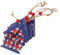 ARTIBETTER 6 Stück Jubiläums Flaggen Weihnachtsschmuck Usa Weihnachtsbaumschmuck Amerikanische Flagge Ornament Patriotischer Weihnachtsbaumschmuck Patriotischer Weihnachtsschmuck Aus Holz