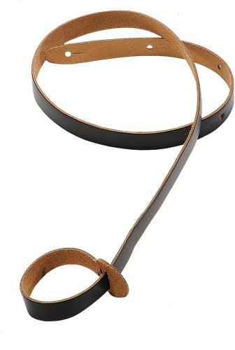 Levy's Leathers M19-blk Leather Mandolin Strap - Black