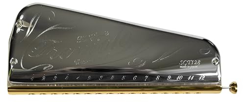 Suzuki SCT-128 Tremolo Chromatic Professional 16-Hole Chromatic Harmonica