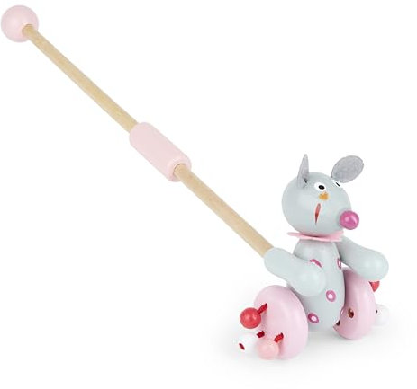 Mousehouse Gifts Maus Nachziehspielzeug Nachziehen zum Schieben für Kinder Mädchen
