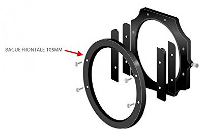 Lee Filters FH105FHR Bague d'Adaptation pour Polarisant 105 mm Noir
