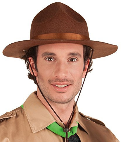 Boland 01383 - Erwachsenenhut Scout, Einheitsgröße, braun