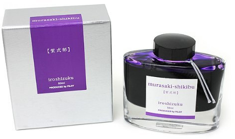 Pilot Iroshizuku Fountain Pen Ink - 50 ml Bottle - Murasaki-shikibu Lady Murasaki Shikibu (Purple) (japan import), B?roartikel