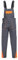 Prisma Salopette De Travail Homme - Salopette Homme Ripstop Légère Et Résistante Avec Poches Latérales, Arrière, Cargo Et Poitrine - Taille Et Bretelles Élastiques - Gris/orange EU56