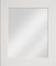 Frame Company Watson Range Framed Mirror, White, 30x20-Inches