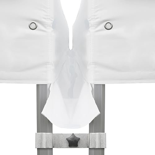 TOOLPORT Verbindungsset 4,5m Seitenlänge, für Faltpavillons Premium und Professional, 40mm, PES, weiß