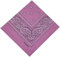 Bandana Halstuch Biker Nikki Tuch Schal Paisley Kopftuch 100% Baumwolle 25 Farben (24er, Rosa)
