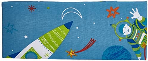 Bedlam - Supersonic -Easy Care Fitted Sheet | single Bed Size | Blue Bedding