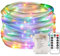Stringa Luci LED, Catene Luminose 10 metri 100 LEDs IP65 Impermeabile, Interno ed Esterno con Scatola batteria Telecomando 8 Modalità (Multicolore)