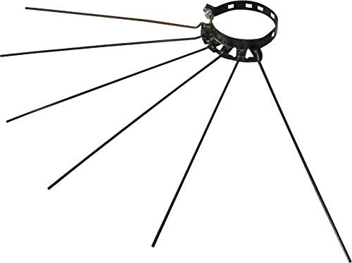 VDS Stendibiancheria per tubo stufa a legna pellet stendipanni stendino Ø mm 80 - 130 colore nero