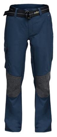 crazy4sailing Unisex Deckhose Segelhose Trousers lang Ölzeug inklusive Gürtel, Farbe:blau, Größe:S