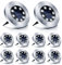 Boadw Solar Bodenleuchten, 10 Stück LED Solar Gartenleuchte IP65 Solarleuchte Gartenleuchte Wasserdicht Kaltweiß
