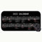 Komfortables XXL Mousepad-Schreibtisch Mauspad für Arbeit & Gaming, Büro & Home - Classic Black - 2022 Kalender mit Feiertagen
