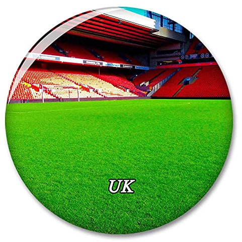 Uk England Anfield Stadium Liverpool Fridge Magnet Decorative Magnet Tourist City Travel Souvenir Collection Gift Strong Refrigerator Sticker