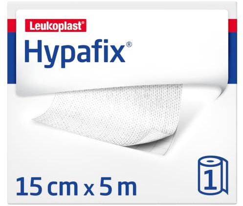 Hypafix Wide-Area Fixation, 15 cm x 5 m, 1 Roll | Soft, flexible, breathable wide area fixation for securing wound dressings and devices, Can easily be cut to size