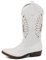 IF Fashion Cowboy Western Scarpe da Donna Stivali Stivaletti A Punta Camperos Texani Etnici 19004-6 bianco N.41