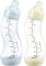 Difrax Lot Biberon Anti-Colique 0-6 Mois - Acceptation Facile Pour Bébé Naissance/Allaitement Maternelle - 2x S - Blanc & Bleu Clair