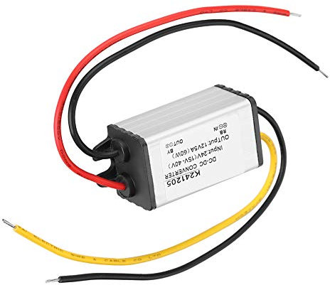 Convertitore Verso il Basso DC 24V a 12V DC, Regolatore di Tensione CC per Impieghi Gravosi Convertitore Step-down Alimentazione Regulatore Raddrizzatore Converter