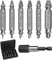 Schraubenausdreher Set, 6 Stück Schraubenausdreher mit Magnetischem Bithalter, Beschädigte Schraube Entferner Extraktor Set mit Stecknuss Adapter für Beschädigte Schrauben