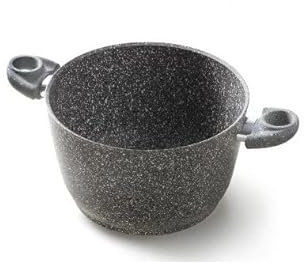 Pentola Antiaderente ad Induzione Cuore di Pietra 20 cm Accademia Mugnano