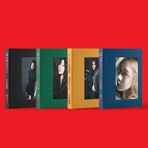 (SEQUENCE Ver) AESPA DRAMA The 4th Mini Album (GISELLE Ver. + 1ea Store Gift Photo Card) K-POP SEALED