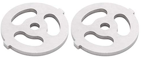 Cuchillas para Picadora de Carne, Cuchilla para Moler Alimentos, Cuchillo de Acero Inoxidable, Placa Cortadora, Discos de Repuesto, 2 uds. (Cuchillo de malla grande de tres
