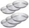 Pentalux Set 6pz da 18cm Stampo tortiera conica Bassa in Alluminio ruoto per pastiera napoletana Pizza di Grano