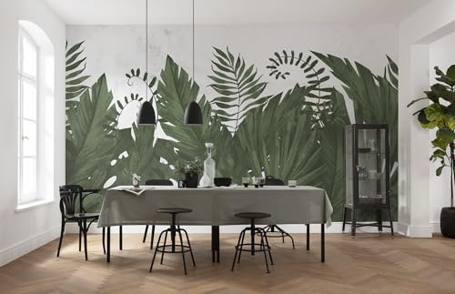 Komar Papier peint photo non tissé - Botanic Harmony - Dimensions : 500 x 250 cm - Papier peint design pour chambre à coucher, salon