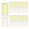 TIAFELNGLY G9 LED Kaltes Weiß 5W Kaltes Weiß LED Lampen G9 LED Leuchtmittel, ersetzt 30W 40W 50W Halogenlampen, 360°Abstrahlwinkel G9 LED Birne 10-er Pack