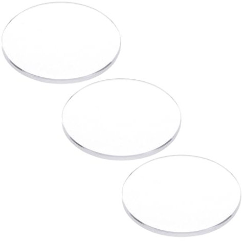 QUARKZMAN 3 Stück Uhrenglas 26mm x 1,5mm (Ø *Dicke), Einzel-Dom Runde Klarer Kristalllinse Uhren-Ersatzteile Uhrenglaslinse für Uhrmacher-Reparatur