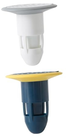 KONTONTY 2pièces Bouchons De Drainage Anti-Odeur Accessoires De Salle De Bain Pratiques Et Résistants pour Éviers Douches Et Toilettes