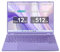 Ordenador portátil portátil de 16 pulgadas Celeron N5095 (hasta 2,9 GHz), Win 11 Notebook 12+512 GB 1TB SSD Expansione丨Ventilador de refrigeración 丨Soporte 5G WIFI丨1920 * 1200 2K pantalla