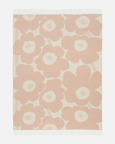 Marimekko - Unikko Wolldecke, 130 x 180 cm, pink (Winter 2024)
