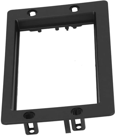 ALaaaaL Car Radio Dashboard Frame for Saab 9‑5 1998+,Double Din Car Radio Stereo DVD Fascia Panel Frame GPS Frame Replacement