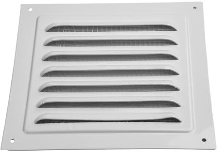 LZZYFPX exquisit 1Pc Air Vent 150-300mm Aluminium Jalousie Vent Grille Abdeckung Platz Vent Insektenschutz Abdeckung for Heimwerker Hardware dauerhaft(300x300mm)